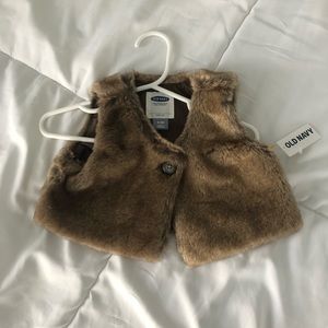 NWT Faux Fur Vest